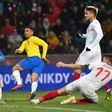 Substitute Gabriel Jesus scored twice in the closing minutes to help Brazil come from behind to beat the Czech Republic 3-1 in a friendly in Prague