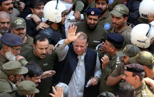 Former Pakistani premier Nawaz Sharif's health has deteriorated since he was imprisoned on corruption charges