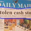 Senior clerk arrested for allegedly stealing 200K stolen cash