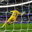 Spot on: Harry Kane scored twice from the penalty spot as England beat Bulgaria 4-0