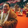 Sogyal Rinpocheat at ceremony in Paris in 2003. The controversial monk died aged 72 in Thailand