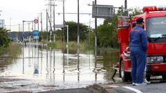 The heavy rain comes just two weeks after a major typhoon hit the region