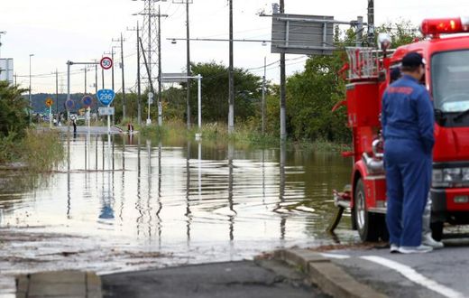 The heavy rain comes just two weeks after a major typhoon hit the region