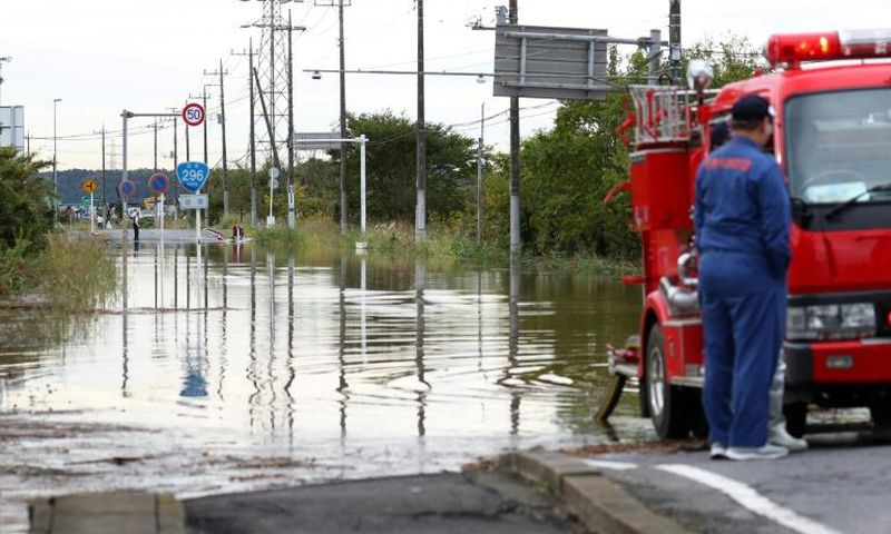 The heavy rain comes just two weeks after a major typhoon hit the region