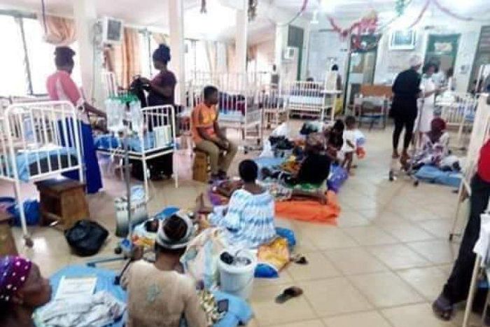 Wa Regional Hospital: Children treated on bare floor due to lack of beds