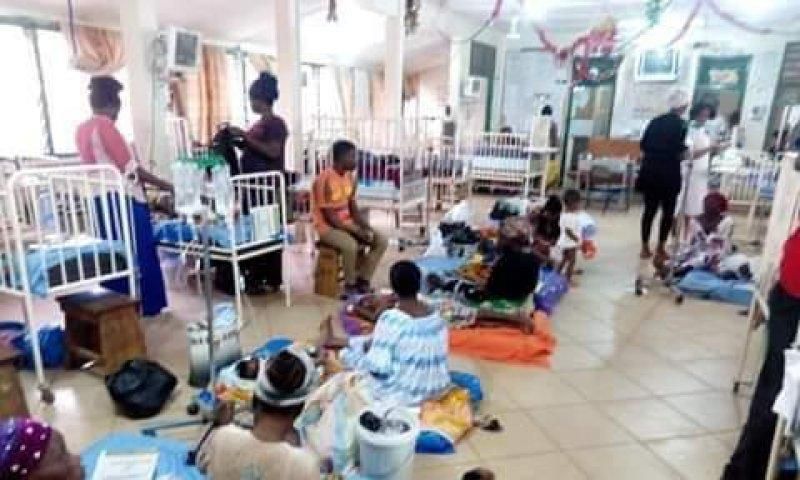 Wa Regional Hospital: Children treated on bare floor due to lack of beds