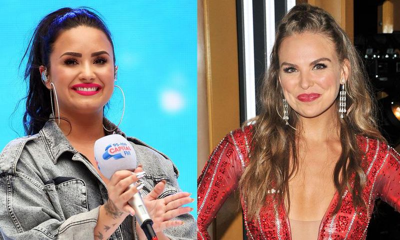 Demi Lovato Supports Hannah Brown At 'DWTS'