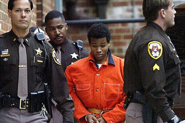 The Supreme Court is to hear arguments in the case of 'Washington sniper' Lee Boyd Malvo, seen here in a 2002 file photo