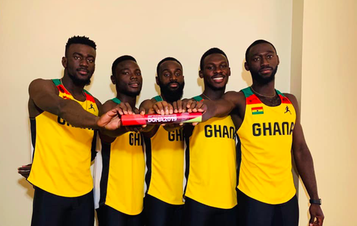 Ghana's 4X100 relay team