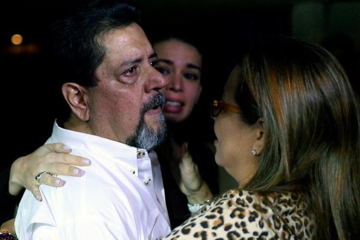 Venezuelan opposition figure Edgar Zambrano is greeted after being released from jail in Caracas Zambrano, the vice president of the National Assembly, was arrested by President Nicolas Maduro's intelligence service in May 2019 for supporting a failed ...