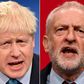 Prime Minister Boris Johnson (L) has compared his rival Jeremy Corbyn (R), leader of the Labour Party, to Stalin as Britain's election campaign formally gets underway