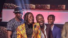 Stonebwoy, Blakk Cedi, Samini and Kelvyn Boy at VGMA