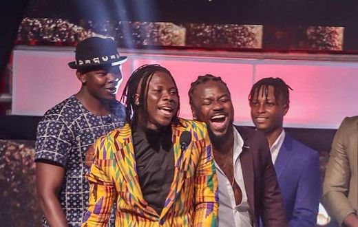 Stonebwoy, Blakk Cedi, Samini and Kelvyn Boy at VGMA