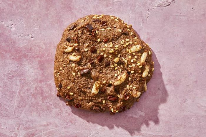 Double Chocolate Sesame Protein Cookies