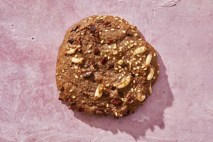 Double Chocolate Sesame Protein Cookies