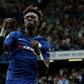 Chelsea's English striker Tammy Abraham celebrates scoring their second goal during the English Premier League football match between Chelsea and Sheffield United at Stamford Bridge in London on August 31, 2019.