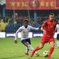 England players, including winger Callum Hudson-Odoi, were allegedly racially abused by fans in Podgorica