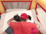 Nadia Buari's twin girls and baby daddy