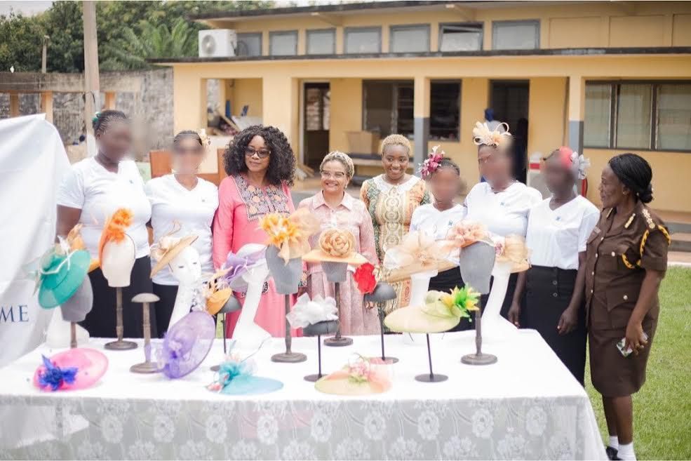 Nsawam Prison Inmates graduate from Fair Justice Millinery course