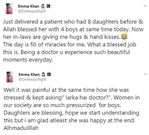 Mother of 8 girls under pressure to have a son ‘angrily’ gives birth to quadruplet boys