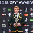 South Africa's Pieter-Steph du Toit was a towering presence in the World Cup final