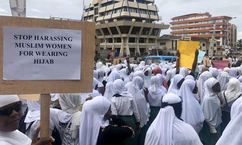 Ghanaian Muslims protest over Hijab discrimination