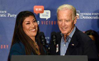 Who is Lucy Flores, the woman accusing Joe Biden of kissing her?