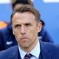 England women's manager Phil Neville wants to Women's Super League games played at Premier League stadiums