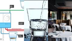 Restaurant serves patrons with drinking water recycled from its toilet