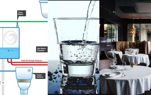 Restaurant serves patrons with drinking water recycled from its toilet