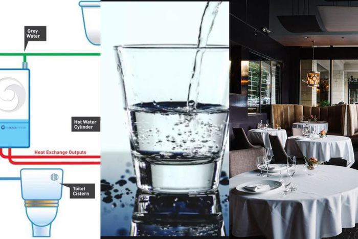 Restaurant serves patrons with drinking water recycled from its toilet