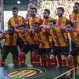 Tunisian club Esperance pose before a match in their triumphant 2019 CAF Champions League campaign