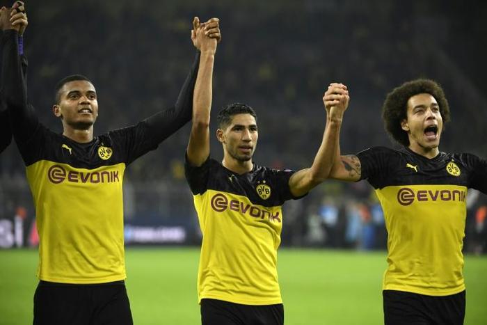 Dortmund right-back Achraf Hakimi helped inspire their 3-2 win over Inter Milan on Tuesday with two second half goals.
