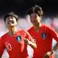 South Korea's Ji So-yun celebrates after scoring a goal against the United States during a exhibition contest at Soldier Field in Chicago