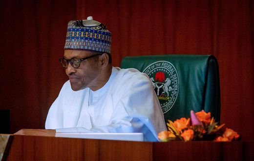 President Muhammadu Buhari [Twitter/@BashirAhmaad]