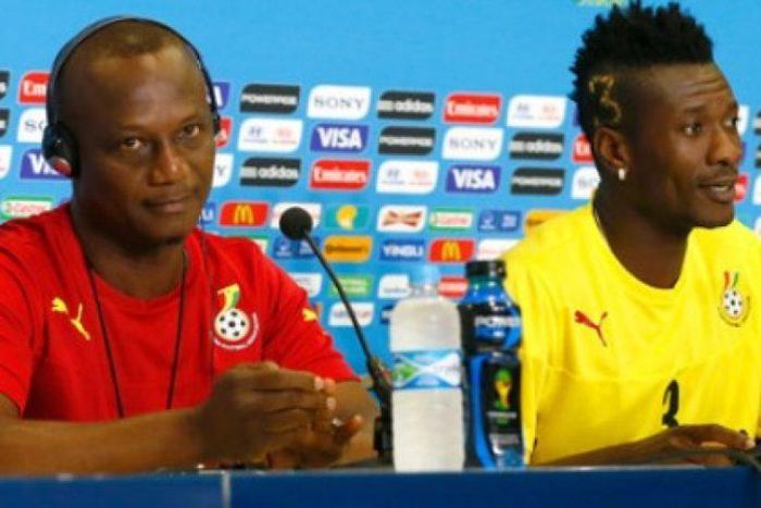 Kwesi Appiah and Asamoah Gyan