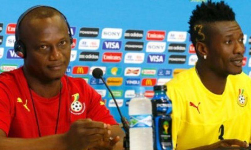 Kwesi Appiah and Asamoah Gyan