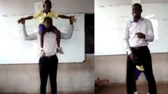 Ghanaian teacher applauded for brilliant way of teaching proper and improper fractions