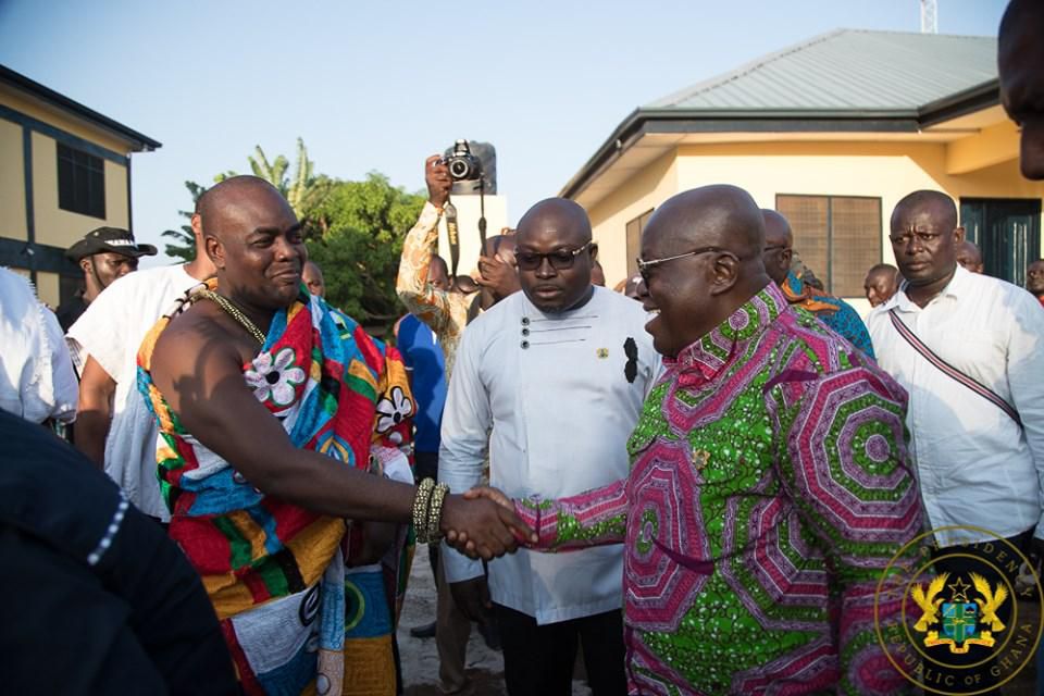 Nana Addo in the Volta region