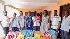 AmaCares donates to Sekyere-Kwamang orphanage home, health centre