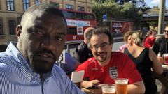 Jon Dumelo unites with Jon Benjamin in London