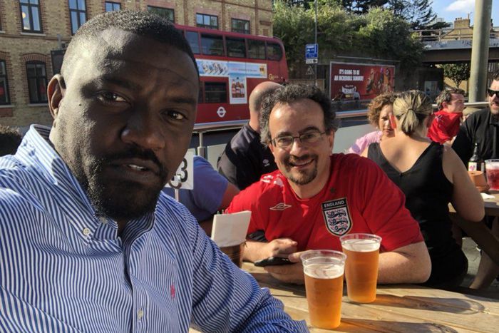 Jon Dumelo unites with Jon Benjamin in London