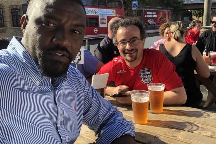 Jon Dumelo unites with Jon Benjamin in London