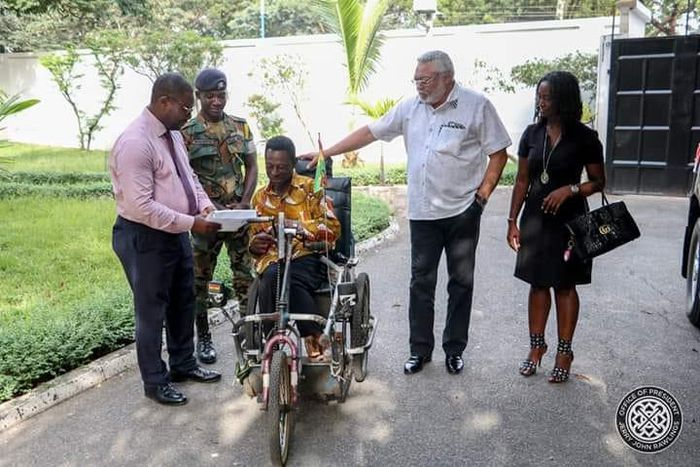 Rawlings surprises street father