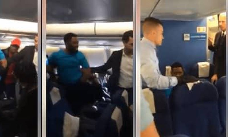 Nigerian man handcuffed and thrown out of plane for not having ‘complete documents’ (video)