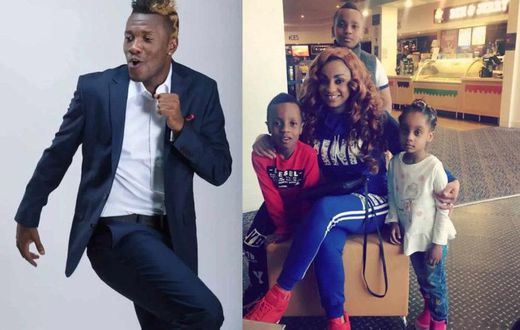 Asamoah-Gyan-with-his-ex-wife-Gifty