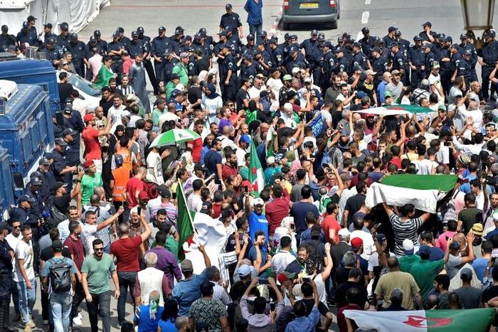 Friday's protest marked the 31st consecutive week of rallies in Algeria