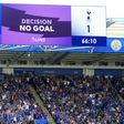 Tottenham had a goal ruled out by VAR in losing 2-1 to Leicester