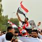 Iraqi medical students took part in an anti-government demonstration in the central holy shrine city of Najaf