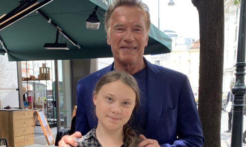 Arnold Schwarzenegger Sent Greta Thunberg a Tesla